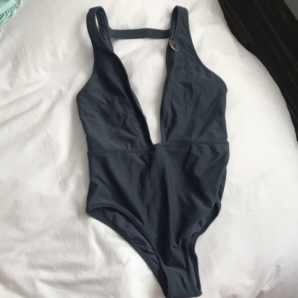 Cut out whole piece swim suit
